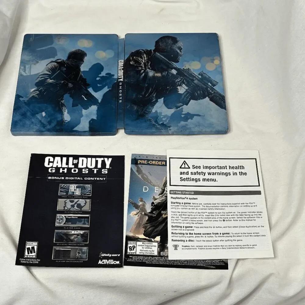 Call of Duty Ghosts (Sony PlayStation 3/4 Xbox 360/One Steelbook) Steelbook ONLY
